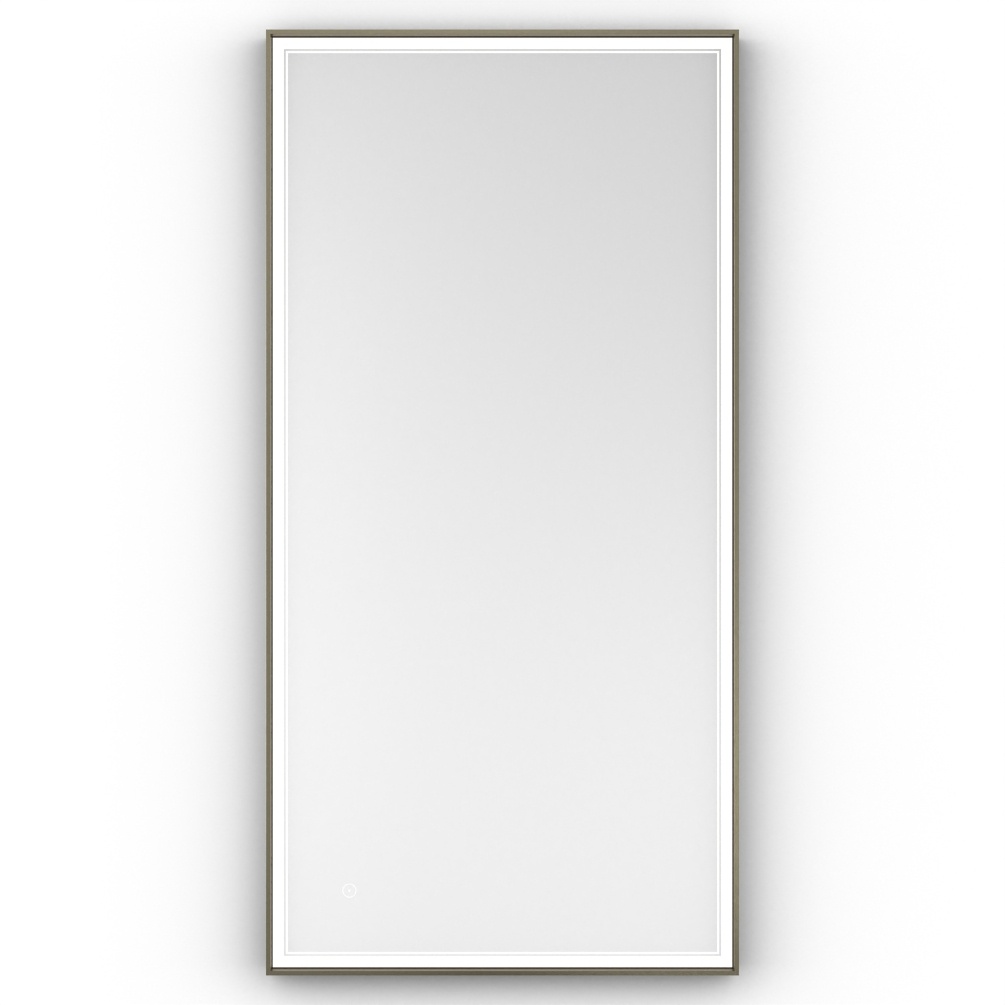 Front facing cut out image of the Origins Living Astoria 1200mm x 700mm Brushed Bronze Mirror B008400